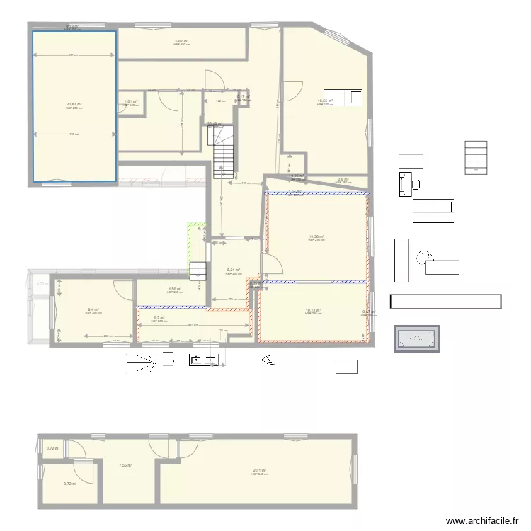 PLAN MAISON BALBRONN APRES 11. Plan de 