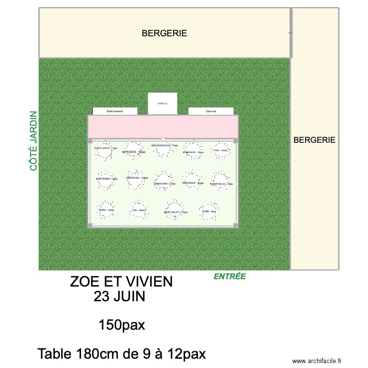 ZOÉ ET VIVIEN 2. Plan de 5 pièces et 744 m2
