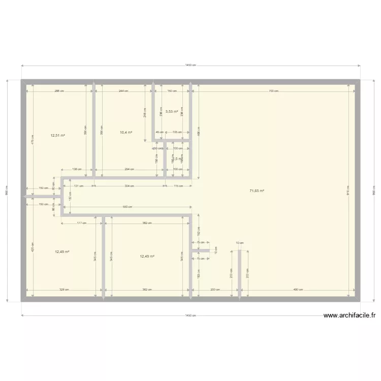 Plan de maison . Plan de 