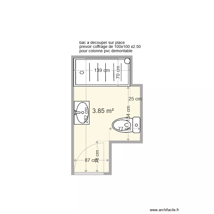 QUENTIN BRIGITTE . Plan de 