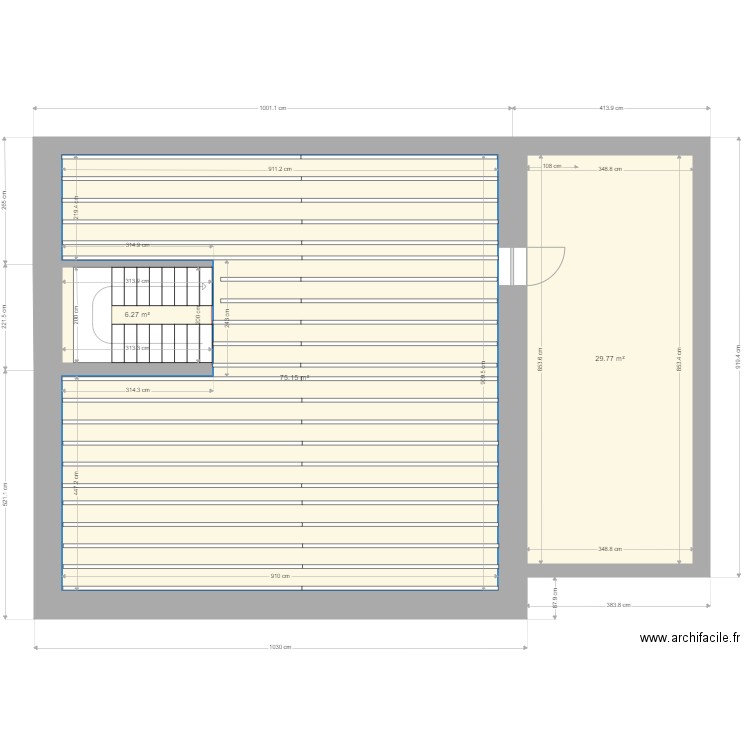 plan combles hommarting. Plan de 0 pièce et 0 m2