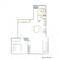 plan SDB entrée et WC séparé