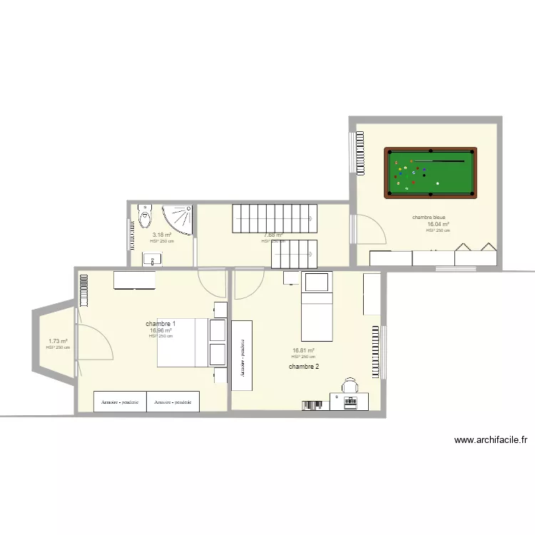 etage plan louise 2. Plan de 