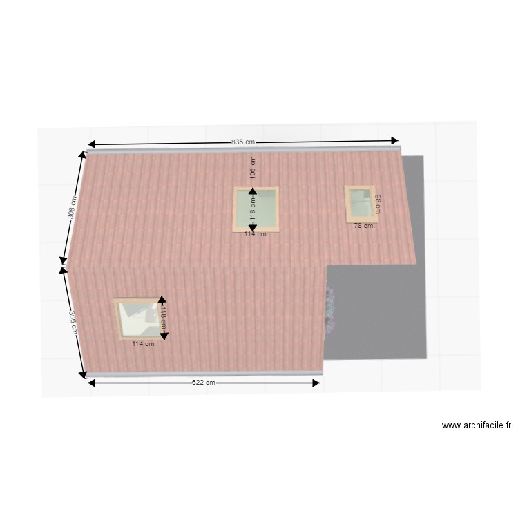 Plan de Toit ok. Plan de 0 pièce et 0 m2