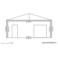 FACE AVANT ABRI DE JARDIN