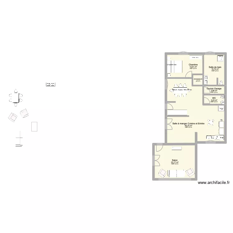 PLAN MAISON ACTUELLE PETIT HAMEAU 3. Plan de PLAN MAISON ACTUELLE PETIT HAMEAU 3. Plan de