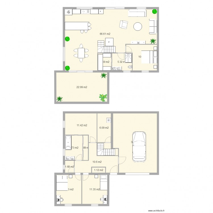 L INVERSE2 MODIF. Plan de 0 pièce et 0 m2