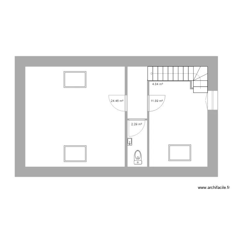 Méry étage. Plan de Méry étage. Plan de