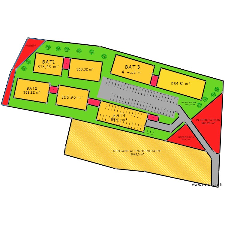 RAVINE SCHEUNON 2 . Plan de 0 pièce et 0 m2