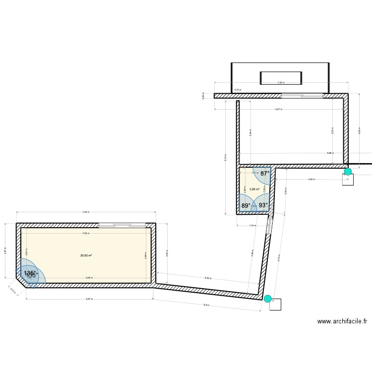 bernier villa mur enterré. Plan de 0 pièce et 0 m2