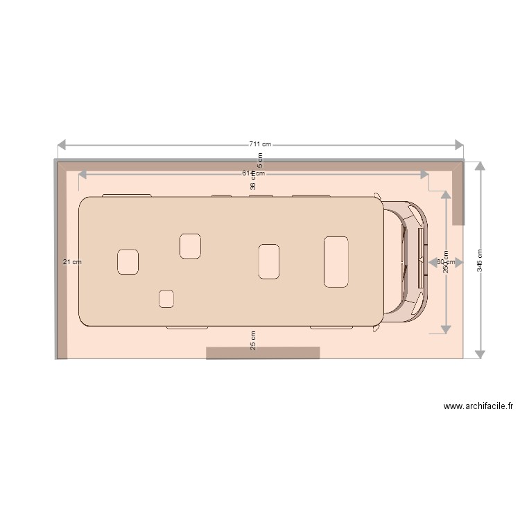 garage caravane. Plan de 0 pièce et 0 m2
