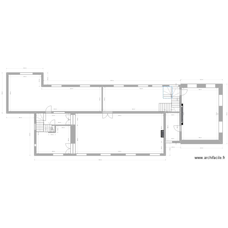 Niveau 1 + chambre niveau 1 Formentin SH. Plan de 0 pièce et 0 m2