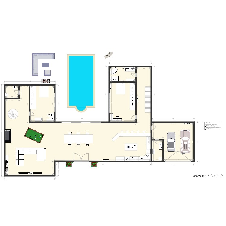 maison. Plan de 0 pièce et 0 m2