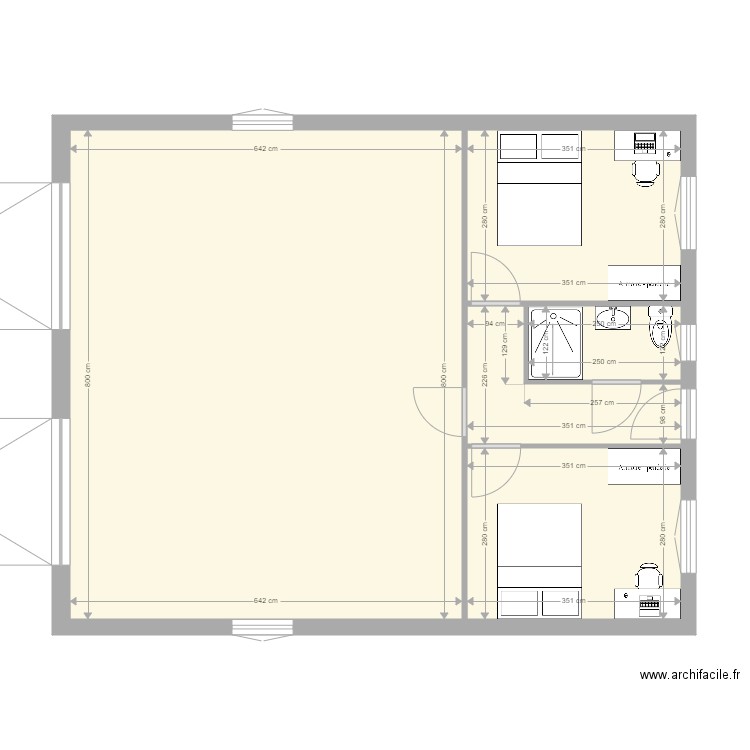 garage. Plan de 0 pièce et 0 m2