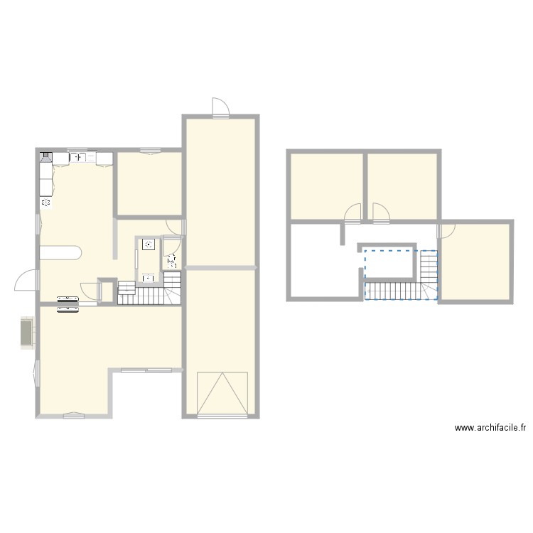 salle de bain 2. Plan de 0 pièce et 0 m2