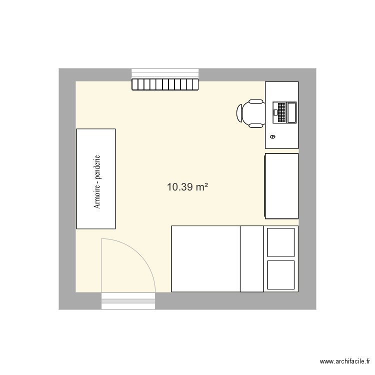 Cours. Plan de 0 pièce et 0 m2