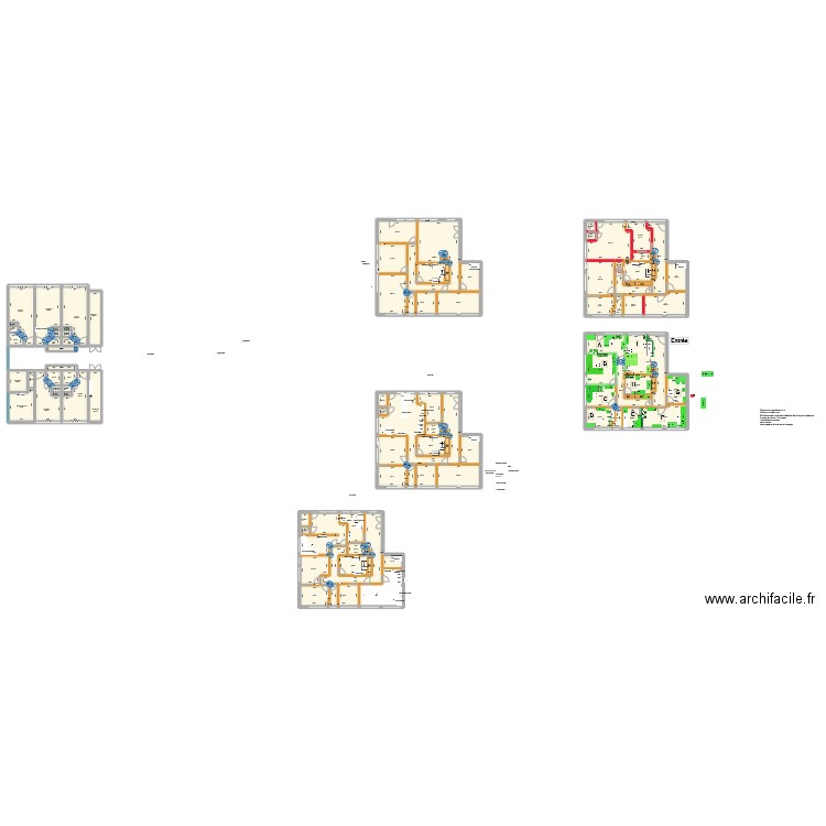 Local Cryostat- déménageur. Plan de 97 pièces et 817 m2