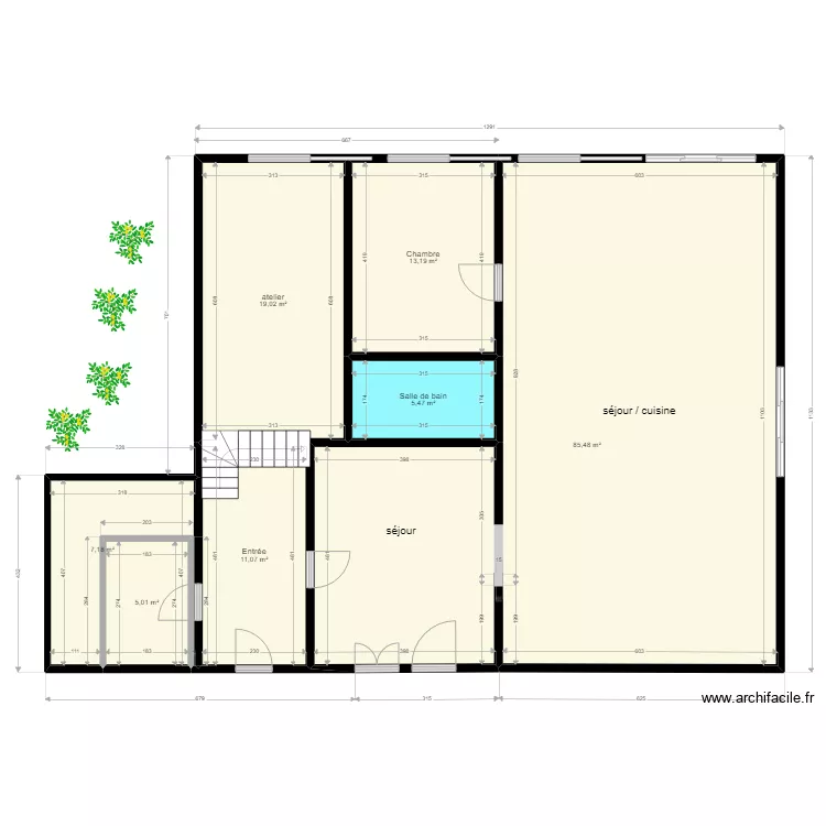 RDC ST GEORGES renov. Plan de RDC ST GEORGES renov. Plan de