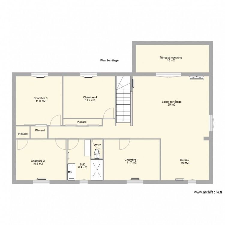 LcmEtage1. Plan de 0 pièce et 0 m2