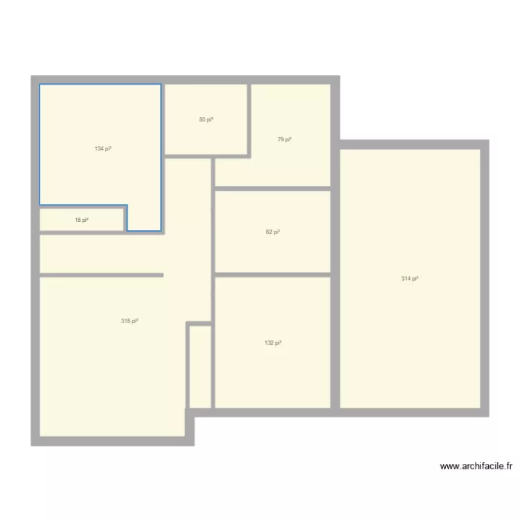 maison futur w2594 bas. Plan de 0 pièce et 0 m2