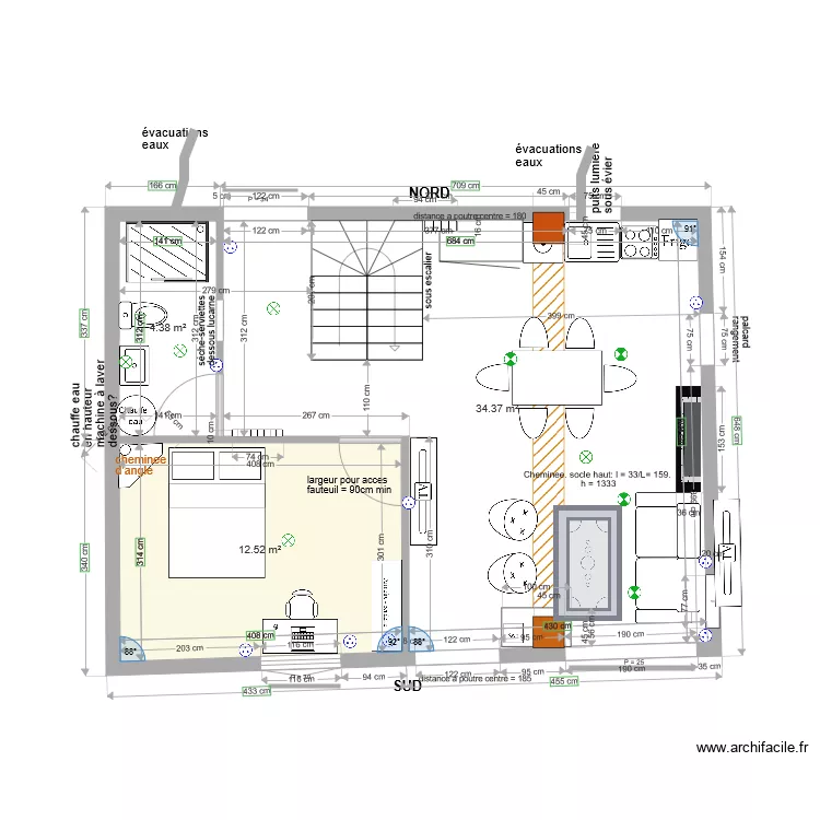 RDC Pinceloup 1 Option11. Plan de 