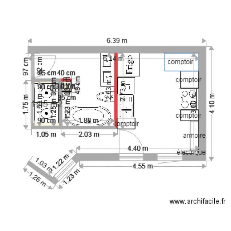Option Facile modifié. Plan de 0 pièce et 0 m2
