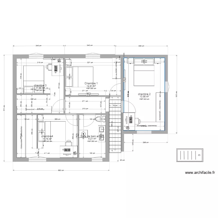 plan ti ze tia lucia &eacute;tage propo1v2. Plan de 