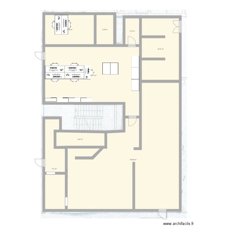 Bas GSport apres demenagement. Plan de 0 pièce et 0 m2