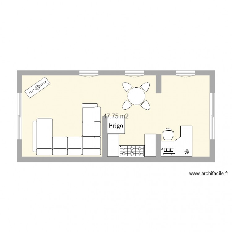 Etage. Plan de 0 pièce et 0 m2