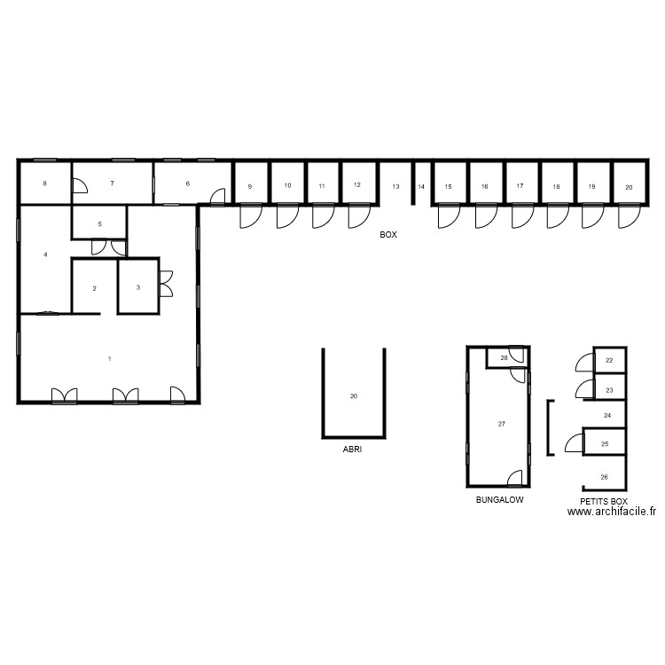 195306 VALERO Dépendances. Plan de 0 pièce et 0 m2