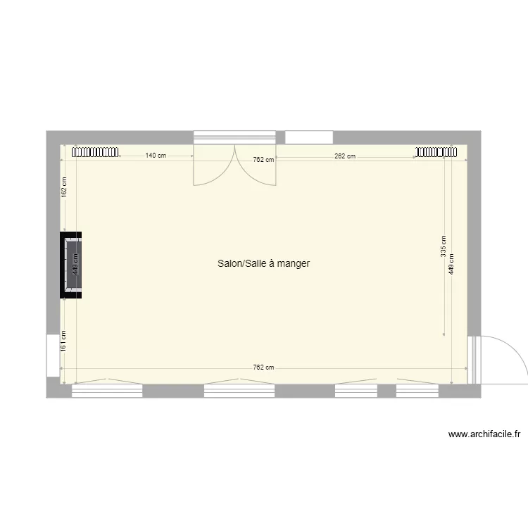Salon Salle à manger. Plan de Salon Salle à manger. Plan de