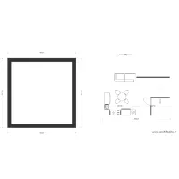 rez de jardin plan carr&eacute;