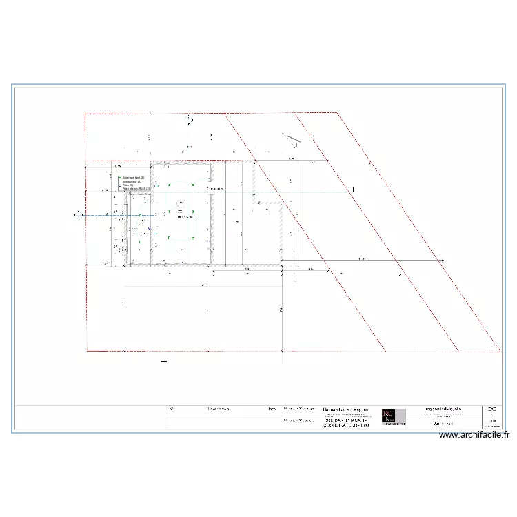domaine sous sol. Plan de 