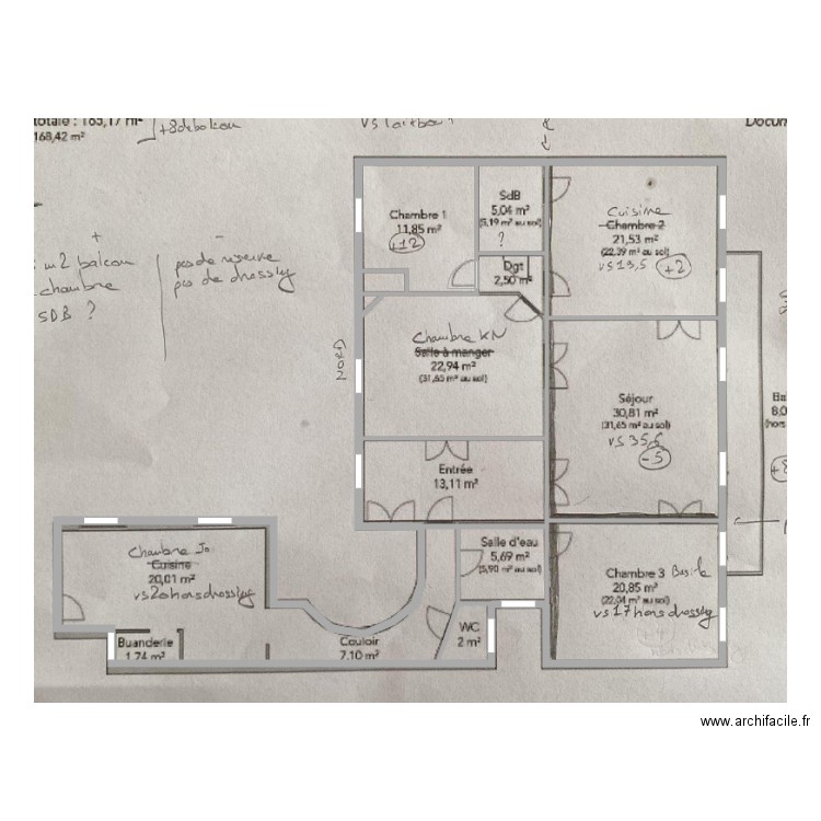 plan trudaine 1. Plan de 12 pièces et 161 m2