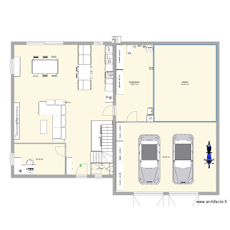 Plan RDC. Plan de 0 pièce et 0 m2