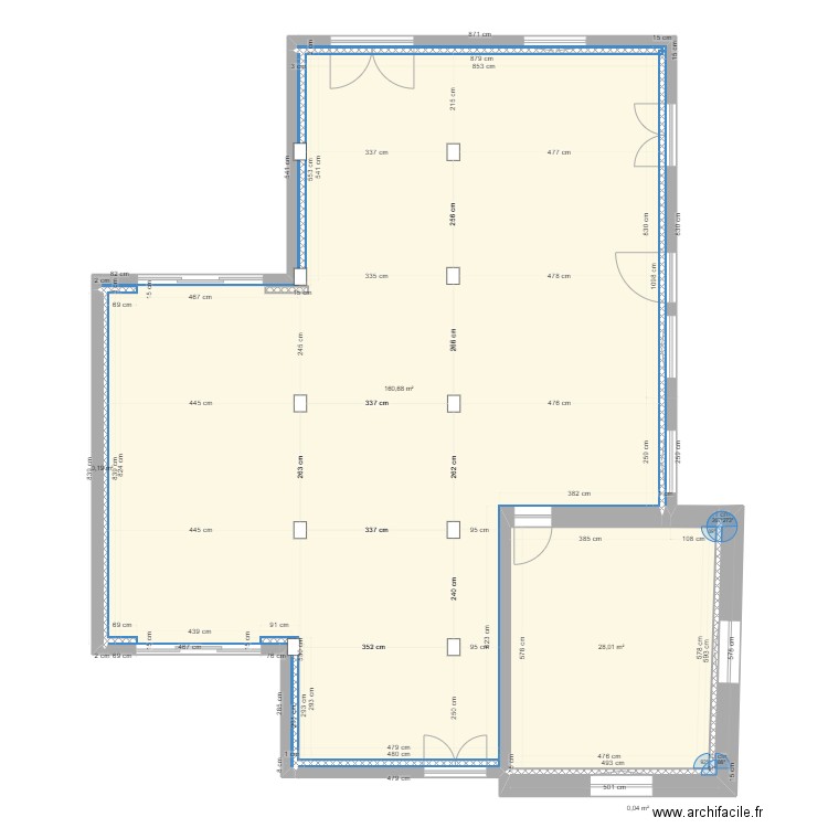 La Vergene Cotes à jour V2. Plan de 4 pièces et 189 m2