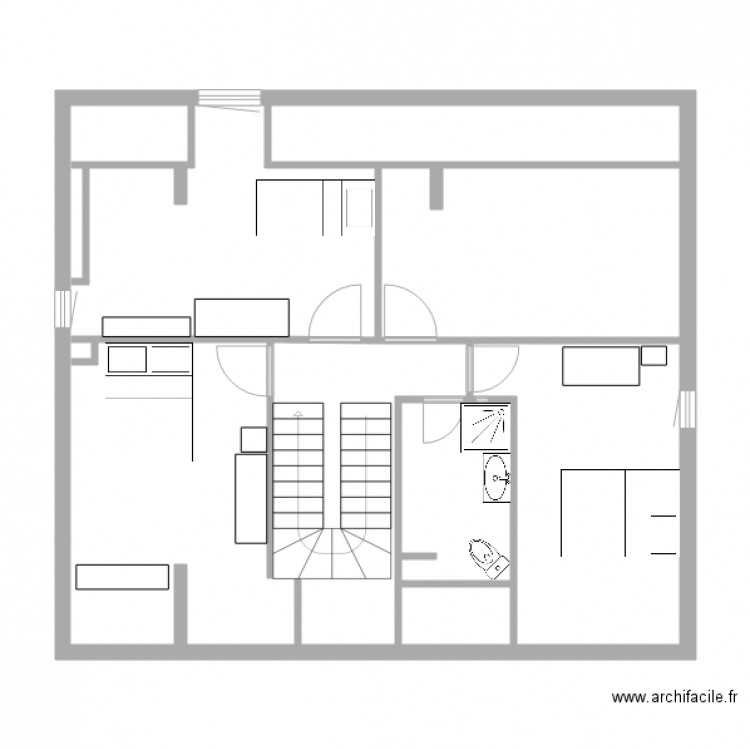 maison vitré étage. Plan de 0 pièce et 0 m2