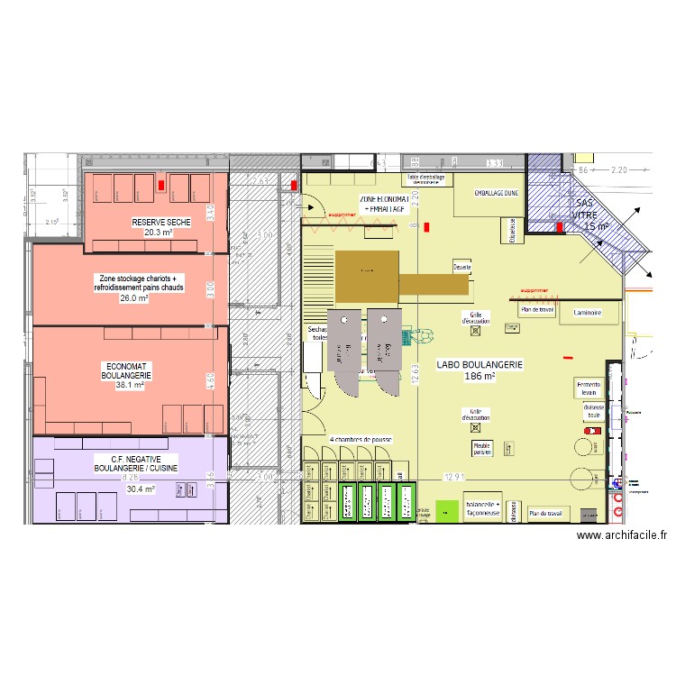 Seltz labo boulangerie V3. Plan de 0 pièce et 0 m2