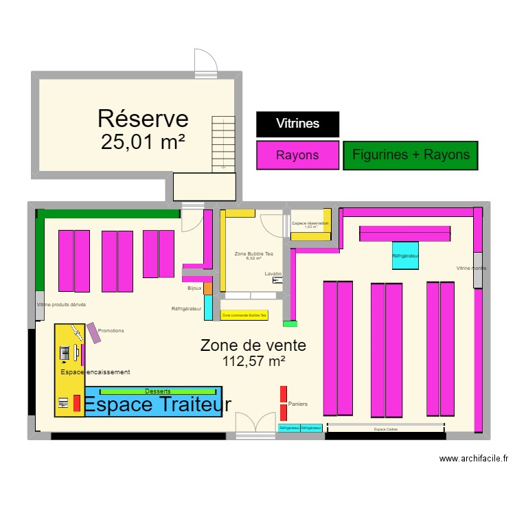 Soomini. Plan de 4 pièces et 146 m2