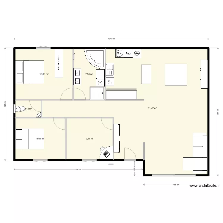 Future maison. Plan de 