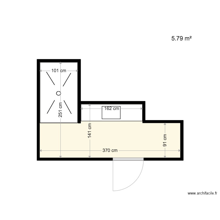 SDB Enfant 1 . Plan de 0 pièce et 0 m2