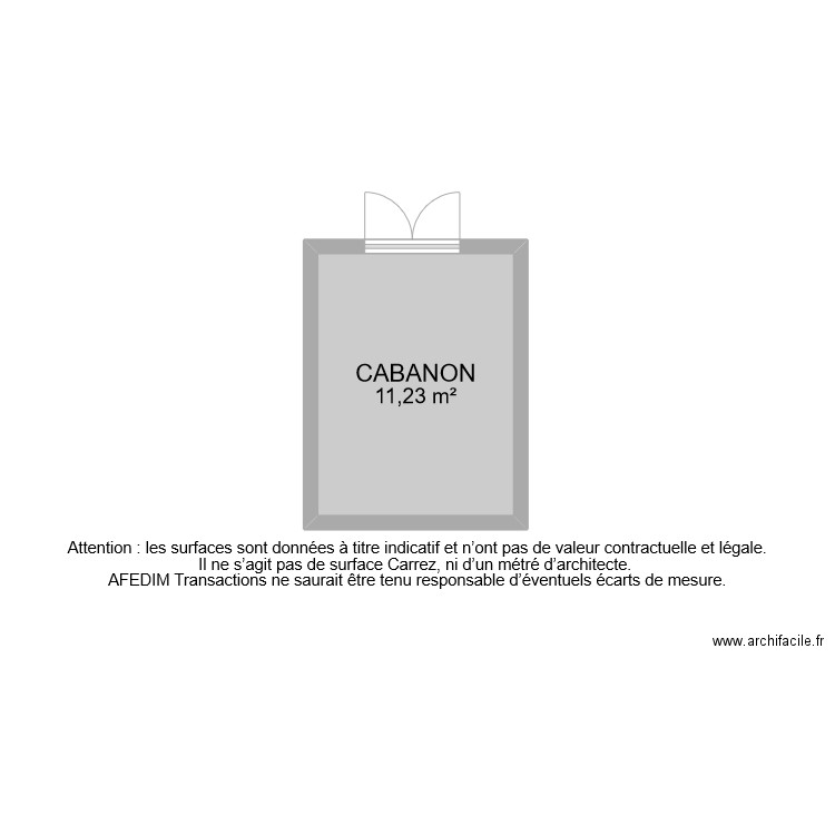 BI 9200 CABANON . Plan de 0 pièce et 0 m2