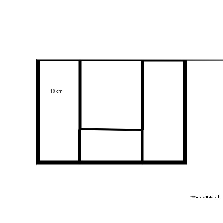 placard chambre Camille pourville. Plan de 0 pièce et 0 m2