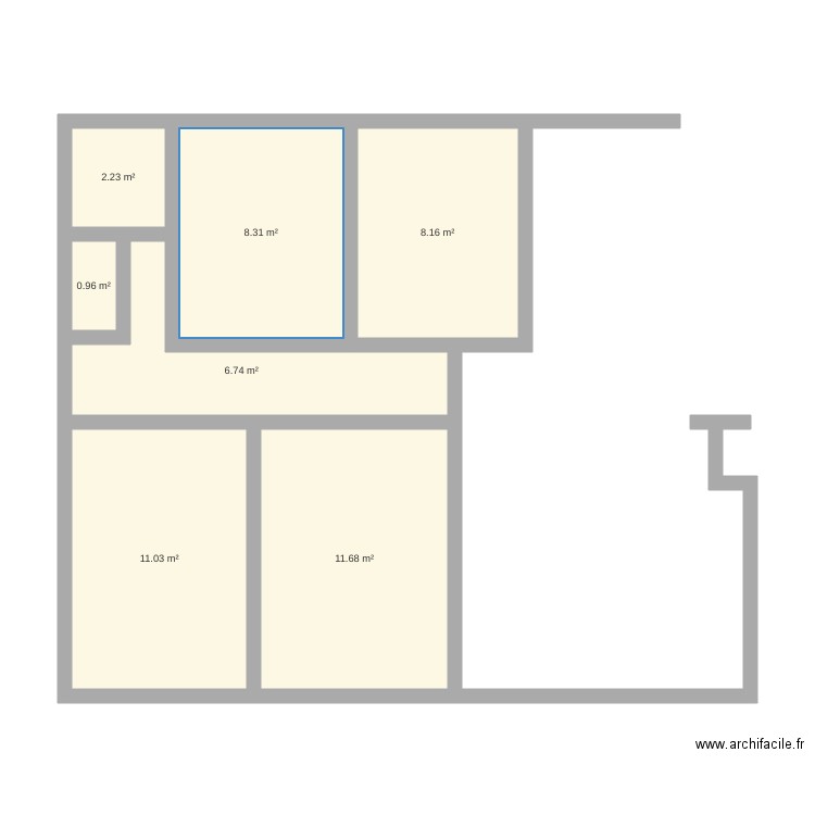 Plan appartement Anglais. Plan de 0 pièce et 0 m2