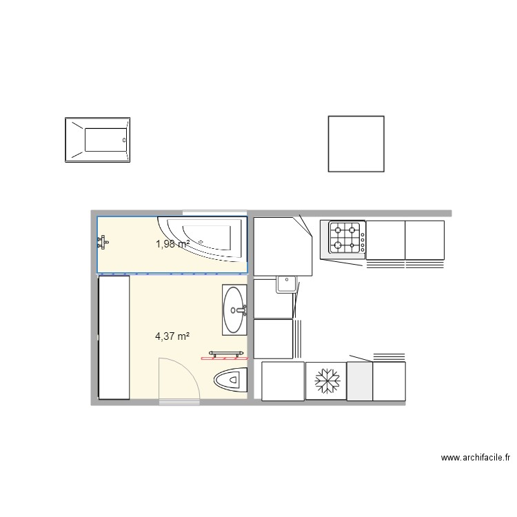 SDB 8 8. Plan de 0 pièce et 0 m2