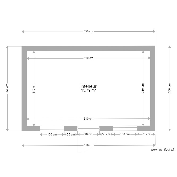 Casot masse. Plan de 0 pièce et 0 m2