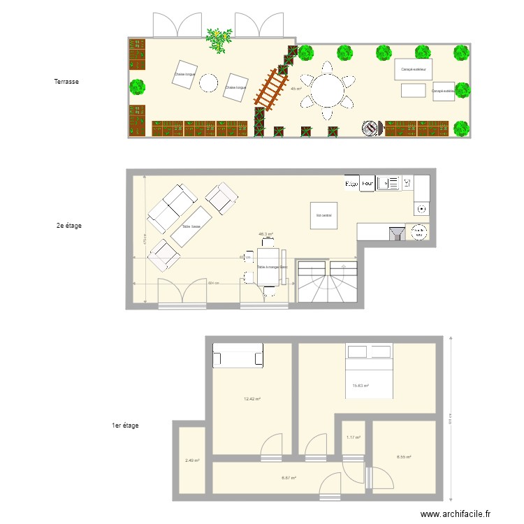 10 passage Rivière plan 3. Plan de 0 pièce et 0 m2