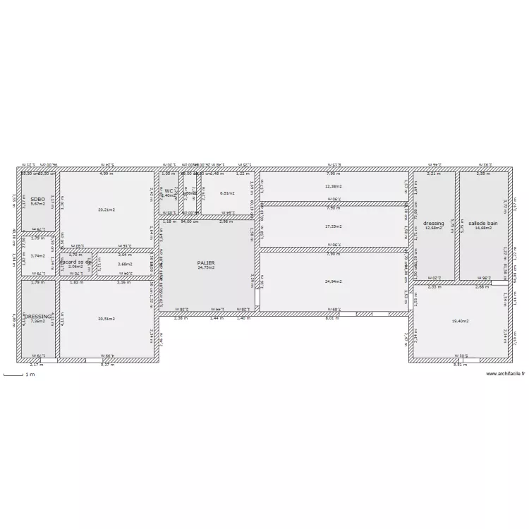 ETAGE MODIFICATIF. Plan de ETAGE MODIFICATIF. Plan de