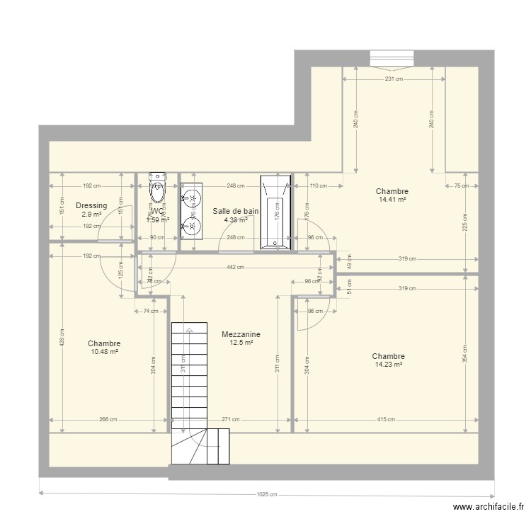 vellumylum fleurines combles. Plan de 0 pièce et 0 m2