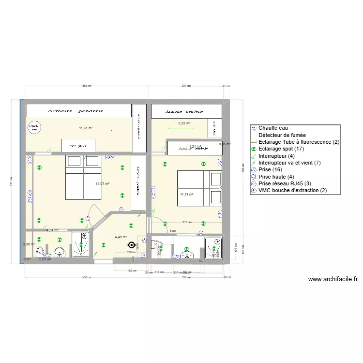 BR2 claire ELEC1. Plan de 